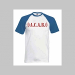 A.C.A.B. Trenčín pánske modrobiele tričko 100%bavlna značka Fruit of The Loom (viacero motívov na výber)